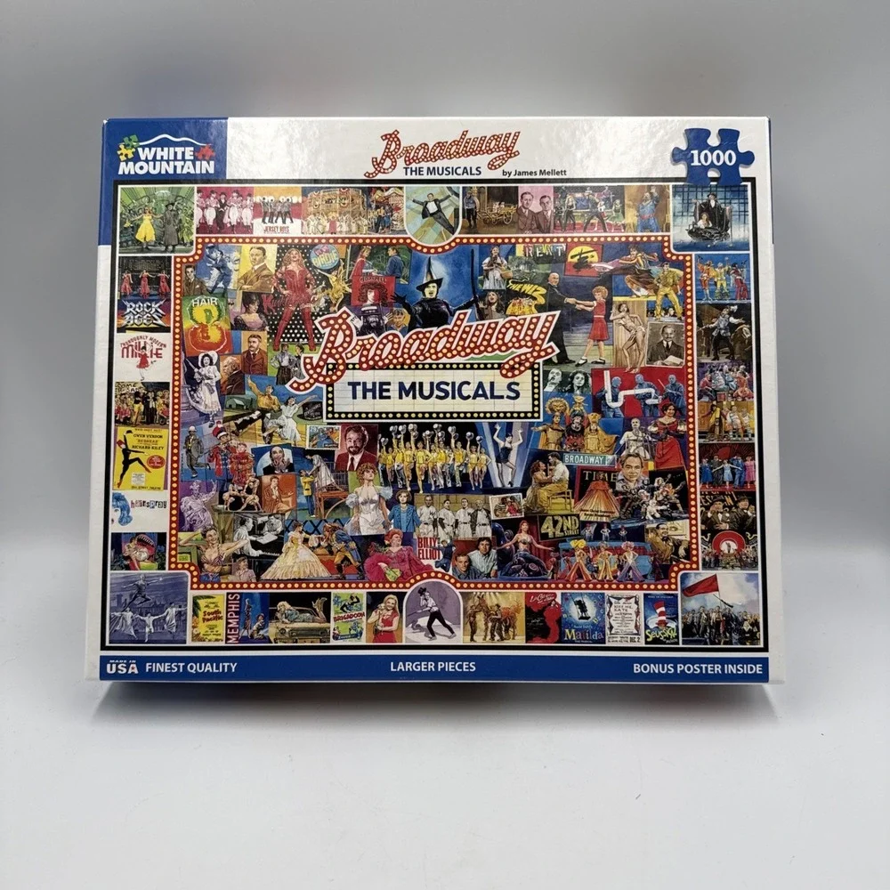 White Mountain-BROADWAY THE MUSICALS by James Mellett-1000 Pieces-NEW
